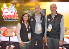Van Meekeren Farms Ltd. Colette Van Meekeren, and brothers Michael and Stephen van Meekeren are the owners of the family farms and brand Wink apples sold in Canada and the US.